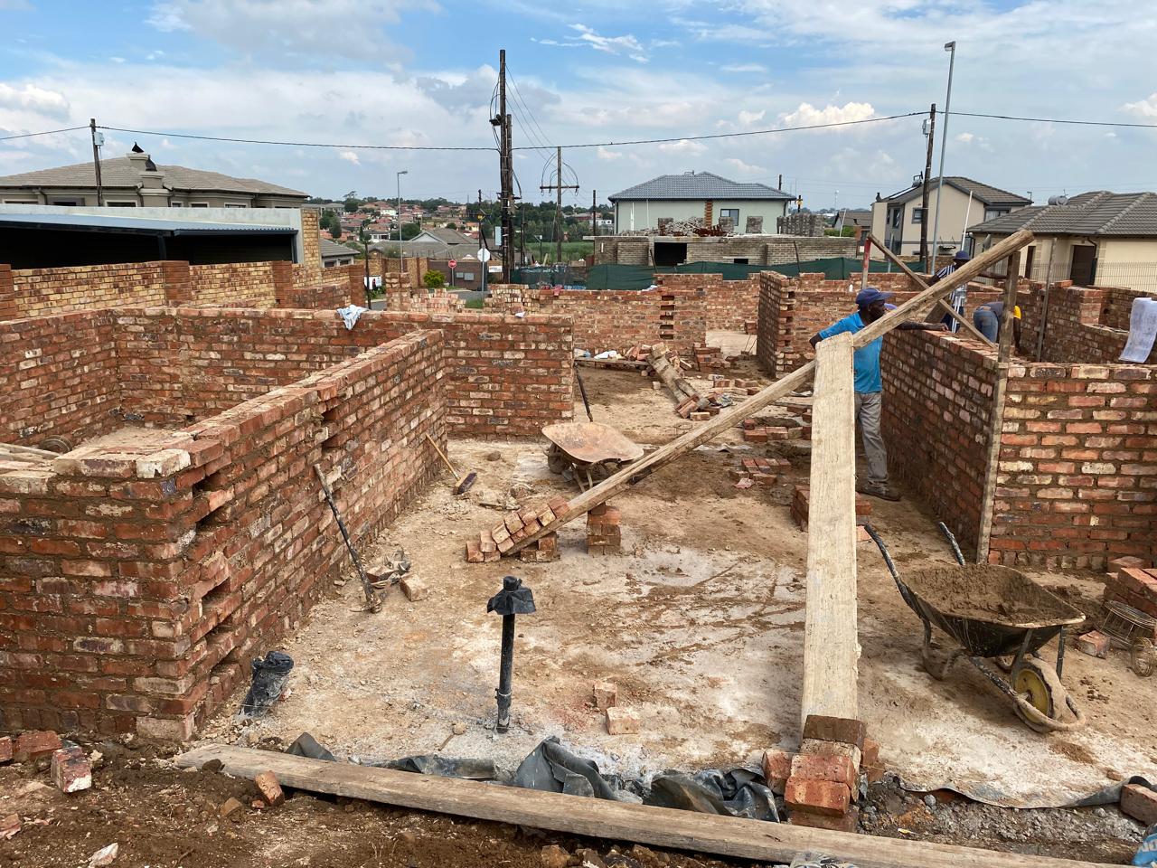 Foundation construction works